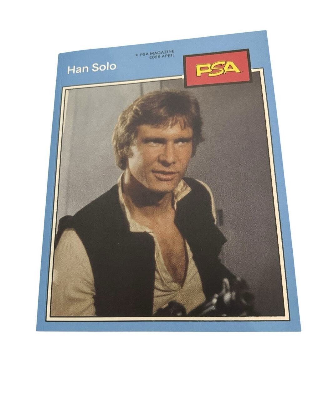 PSA Card Magazine Volume Number 25 2026 April Star Wars Han Solo Blue Cover